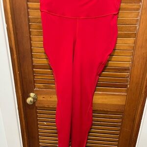 Lululemon Athletica Bold Red Leggings